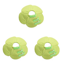 3St Groene Pet Halsband Duurzaam Wasbaar Lichtgewicht Met Slot