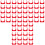 3Pcs Red PVC U Shape for Water Cable and Gas Pipe Support 1