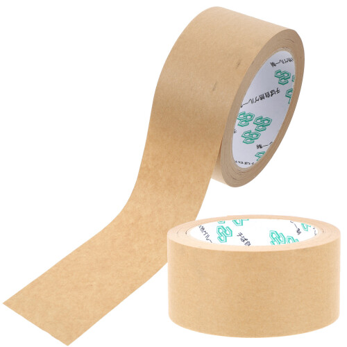 8Pcs Light Brown Book Binding Tape Writable Craft Paper for Gift Decor 2