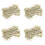 400Pièces Bâtonnets Bambou Multi Couleur Pour Présentation Buffet 4