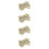 400Pièces Bâtonnets Bambou Multi Couleur Pour Présentation Buffet 7