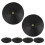 12Pcs Durable Rubber Boxing Bag Sucker Suction Cups Easy Install Black 3