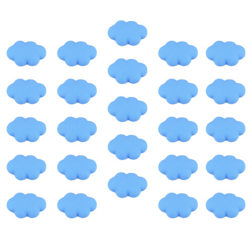 200Pcs Blue Creative Handmade Clouds DIY Material for Phone and Case 2