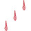 3Pcs Fruit Holder Mesh Bag Polyester Hanging Feeder Basket 5