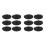 12Pcs Durable Rubber Boxing Bag Sucker Suction Cups Easy Install Black 4