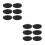 12Pcs Durable Rubber Boxing Bag Sucker Suction Cups Easy Install Black 6