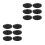 12Pcs Durable Rubber Boxing Bag Sucker Suction Cups Easy Install Black 7