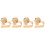 8Pcs Light Brown Book Binding Tape Writable Craft Paper for Gift Decor 5