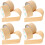 8Pcs Light Brown Book Binding Tape Writable Craft Paper for Gift Decor 6