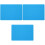 3Pcs Silicone Mat for Crafts Blue Durable Resin Sheet for DIY Projects 3