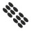 12Pcs Durable Rubber Boxing Bag Sucker Suction Cups Easy Install Black 8