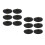 12Pcs Durable Rubber Boxing Bag Sucker Suction Cups Easy Install Black 9