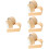 8Pcs Light Brown Book Binding Tape Writable Craft Paper for Gift Decor 7
