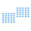 200Pcs Blue Creative Handmade Clouds DIY Material for Phone and Case 9