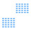 200Pcs Blue Creative Handmade Clouds DIY Material for Phone and Case 10