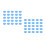 200Pcs Blue Creative Handmade Clouds DIY Material for Phone and Case 11