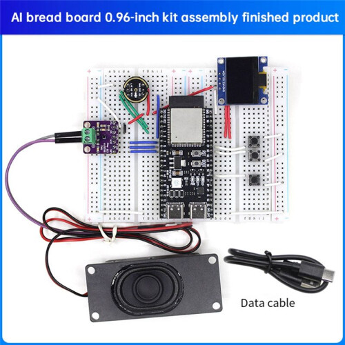 AI Voice Chat Robot ESP32-S3 Development Board Breadboard 0.96inch LCD Finished Kit for DeepSeek for Student Educational 1