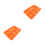 2Pièces Plat Compartimenté Orange En Facile À 7