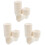 150Pcs Lightweight Pulp Disposable Cups for Ice Cream and Yogurt 1