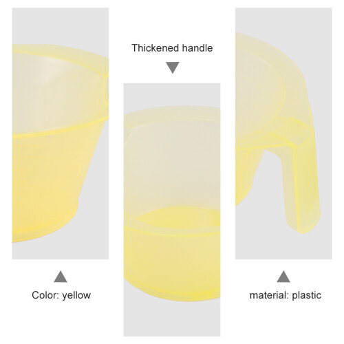 3Pièces Bol Coloration Plastic Usage Salon Efficace 1