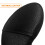 2Pcs Comfortable Black Violin Chin Rest Pads Lightweight Shoulder Rest 6