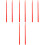 4Paren Professionele Nylon Drum Sticks Rood Voor Drumstelgebruik 3