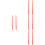 4Paren Professionele Nylon Drum Sticks Rood Voor Drumstelgebruik 6