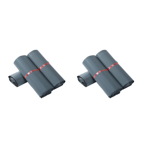 200Pcs Grey Eco-Friendly Shipping Bags for Package Use
