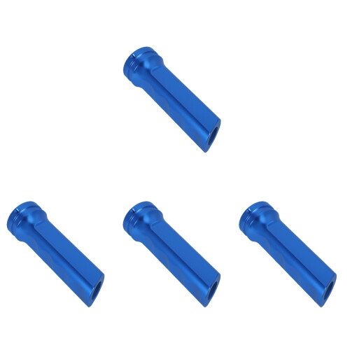 4Pièces Couvre-Levier Manuel Bleu En Aluminium Résistant