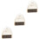 3Sets Mini Dustpan and Brush Set Sturdy Small Cleaning Tool White 4