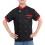 3Pièces Chef Manche Courte Noir Facile À Et Respirant 10