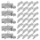 100Pcs Silver Decorative School Themed Charms for DIY Craft Projects 2