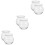 6Pcs Glass Jelly and Pudding Cups with Lids for Storage Use 5
