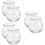 6Pcs Glass Jelly and Pudding Cups with Lids for Storage Use 7