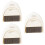 3Sets Mini Dustpan and Brush Set Sturdy Small Cleaning Tool White 6