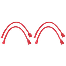 2Pcs Red Handbag Straps Replacement for DIY Purse Bags