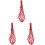 3Pcs Fruit Holder Mesh Bag Polyester Hanging Feeder Basket 1
