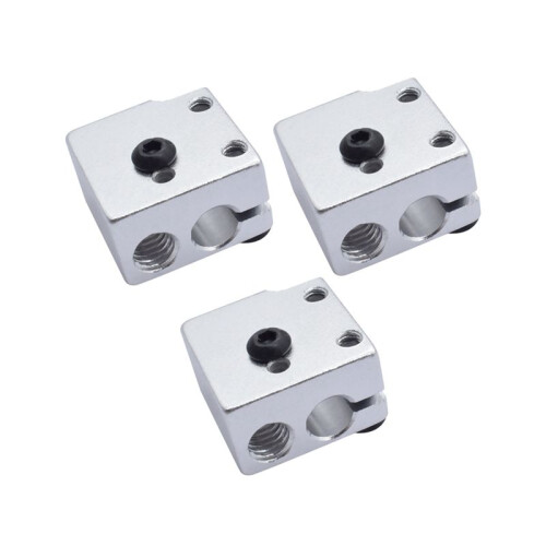3Pcs for E3D Printer Part Volcano Heated Block and Silicone Sock for Sidewinder X1/X2 Genius Pro 1