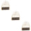3Sets Mini Dustpan and Brush Set Sturdy Small Cleaning Tool White 7
