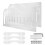 3.5 Inch Desktop Hard Disk Rack Transparent Acrylic Mechanical Hard Disk Cage External Hard Disk Storage Box 10 Layer 1