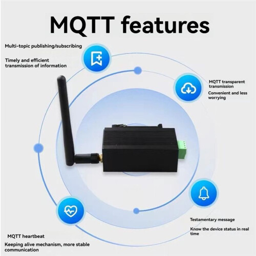 Module Sans Fil DTU 4G, Port Série RS485/232, Communication Transparente Netcom Complète B 2