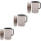 3Sets Portable Water Drinking Kettle Set Grey Juices Pitcher 4