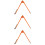 3Pcs Carpenter Scribing Compass Orange Steel Marking Tool for Woodwork 8