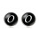 3Pcs Black Glass Cuff-Link Collar Button for Men Simple Stylish Decor 10