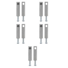10Pcs Durable Stainless Steel Wine Cabinet Posts Railing Connectors