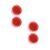 4Pcs Universal Red Wireless Car Door Warning Lights Anti-Collision 3