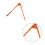 3Pcs Carpenter Scribing Compass Orange Steel Marking Tool for Woodwork 11