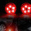 4Pcs Universal Red Wireless Car Door Warning Lights Anti-Collision 10