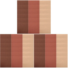 54Pcs Brown Polyester Felt Material for DIY Sewing Patchwork Crafts