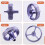 Mouse Scroll Wheel for  GPW/PRO X Superlight Mouse Pulley Mice Roller Replacement Parts D 4